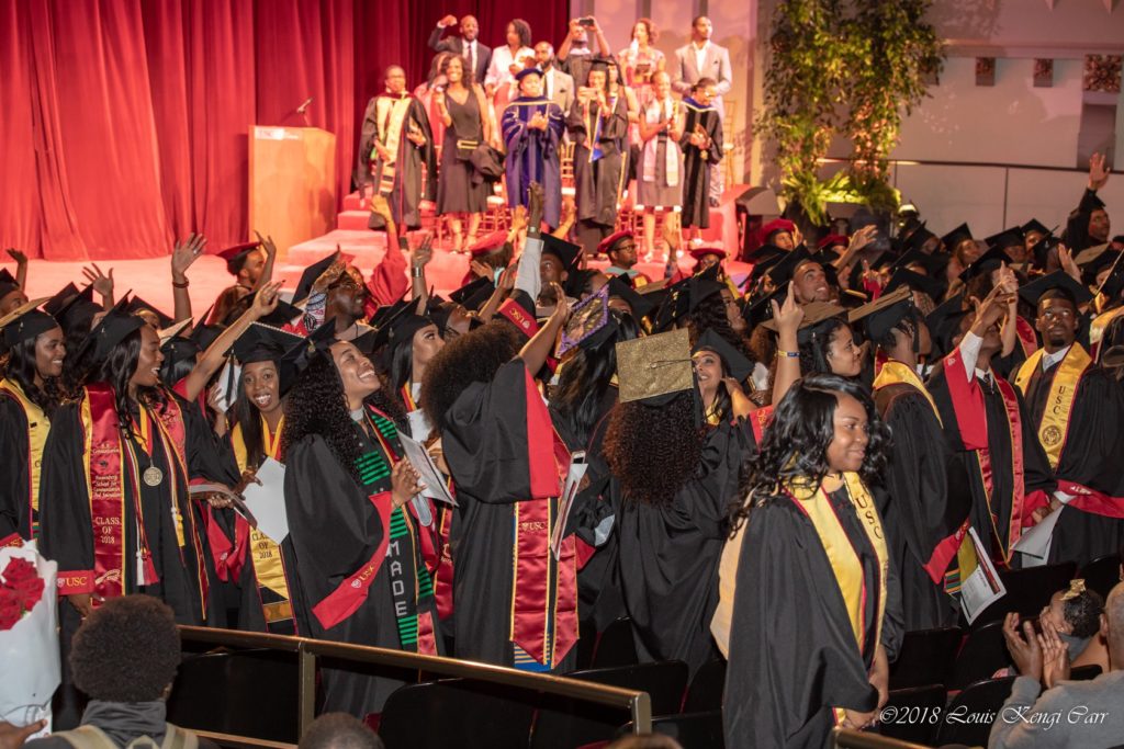 Black Graduation students celebrating